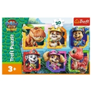 Imagine PUZZLE TREFL 30 PATRULA CATELUSILOR INSULA DINOZAURILOR