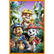 Imagine PUZZLE TREFL 3X80 PATRULA CATELUSILOR EROII DINOZAURILOR 