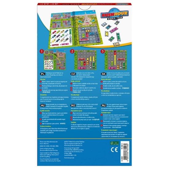 Imagine JOC EDUCATIV THINKFUN RUSH HOUR MAGNETIC TURNEU MONDIAL