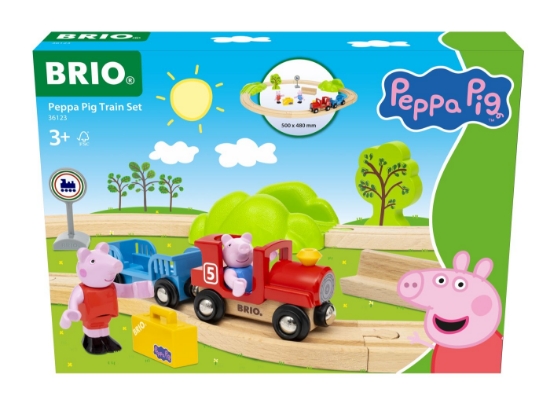 Imagine BRIO SET TRENULETUL PEPPA PIG 