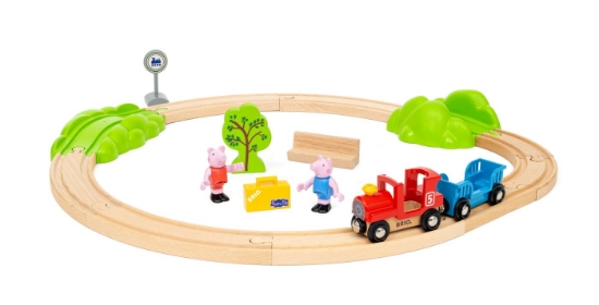 Imagine BRIO SET TRENULETUL PEPPA PIG 