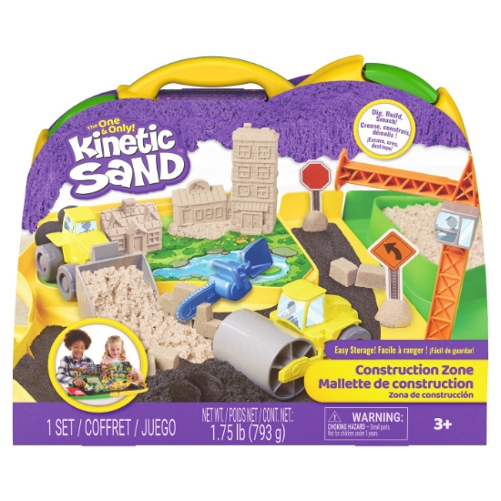 Imagine KINETIC SAND SET ZONA DE CONSTRUCTII