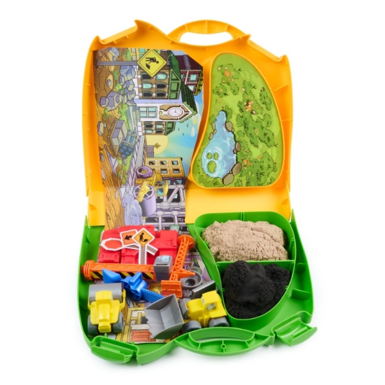 Imagine KINETIC SAND SET ZONA DE CONSTRUCTII