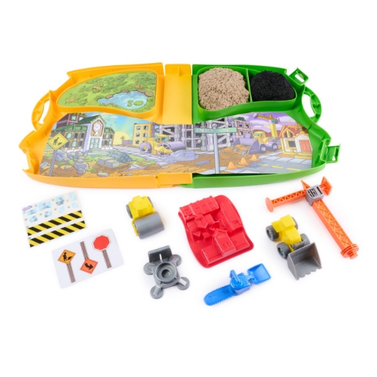 Imagine KINETIC SAND SET ZONA DE CONSTRUCTII
