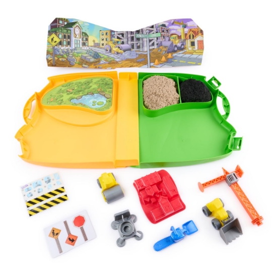 Imagine KINETIC SAND SET ZONA DE CONSTRUCTII