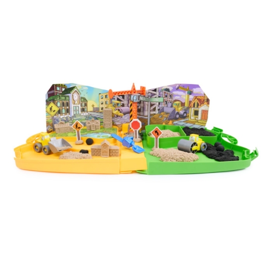 Imagine KINETIC SAND SET ZONA DE CONSTRUCTII