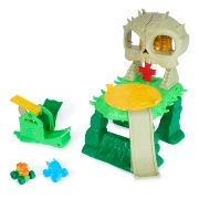 Imagine MONSTER JAM MINI JAMS SET DE JOACA CRASH AND CRUMBLE JUNGLE CU MASINUTELE EL TORO LOCO SI DRAGON
