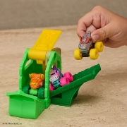 Imagine MONSTER JAM MINI JAMS SET DE JOACA CRASH AND CRUMBLE JUNGLE CU MASINUTELE EL TORO LOCO SI DRAGON