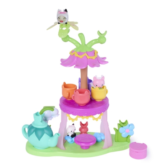 Imagine GABBYS DOLLHOUSE FAIRYLANDIA SET DE JOACA PETRECERE CU CEAI CU FIGURINE SI ACCESORII