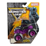 Imagine MONSTER JAM MARVEL CAMION GIGANT BLACK PANTHER SCARA 1 LA 64