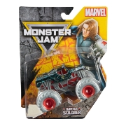 Imagine MONSTER JAM MARVEL CAMION GIGANT WINTER SOLDIER SCARA 1 LA 64