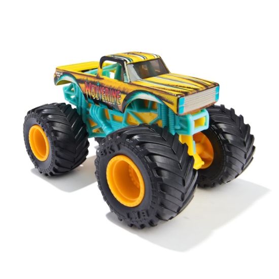 Imagine MONSTER JAM MARVEL CAMION GIGANT WOLVERINE SCARA 1 LA 64