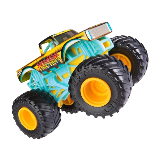 Imagine MONSTER JAM MARVEL CAMION GIGANT WOLVERINE SCARA 1 LA 64