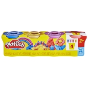 Imagine PLAY DOH SET 4 CUTII PLASTILINA CULORI METALICE STRALUCITOARE