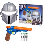 Imagine STAR WARS MANDALORIANUL SI GROGU SET BLASTER SI MASCA MANDALORIANUL CU LUMINI SI SUNETE