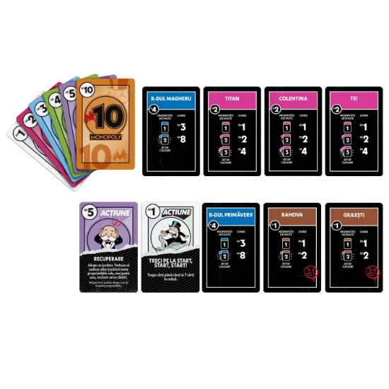 Imagine JOC MONOPOLY DEAL NO MERCY IN LIMBA ROMANA 