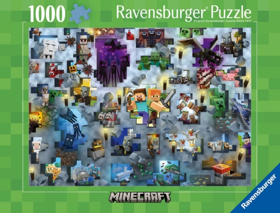 Imagine PUZZLE MINECRAFT MOBS 1000 