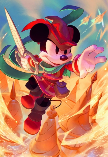 Imagine PUZZLE DISNEY LORCANA MICKEY MOUSE CROITOR CURAJOS 300