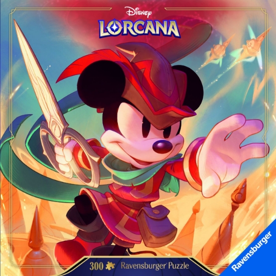Imagine PUZZLE DISNEY LORCANA MICKEY MOUSE CROITOR CURAJOS 300