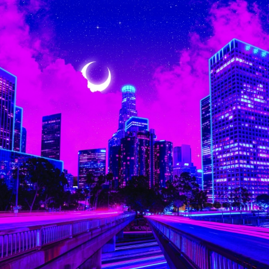 Imagine PUZZLE LOS ANGELES NEON 500