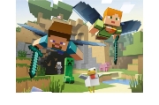 Imagine PUZZLE MINECRAFT AVENTURI 200 XXL