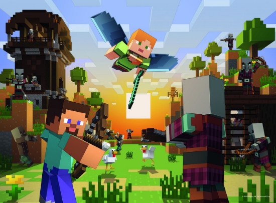 Imagine PUZZLE MINECRAFT 150 XXL