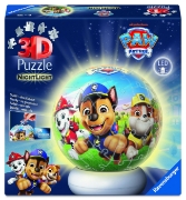 Imagine PUZZLE 3D GLOB PATRULA CATELUSILOR CU LED 