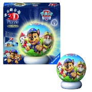 Imagine PUZZLE 3D GLOB PATRULA CATELUSILOR CU LED 