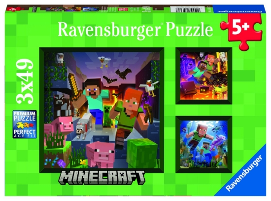 Imagine PUZZLE MINECRAFT 3X49