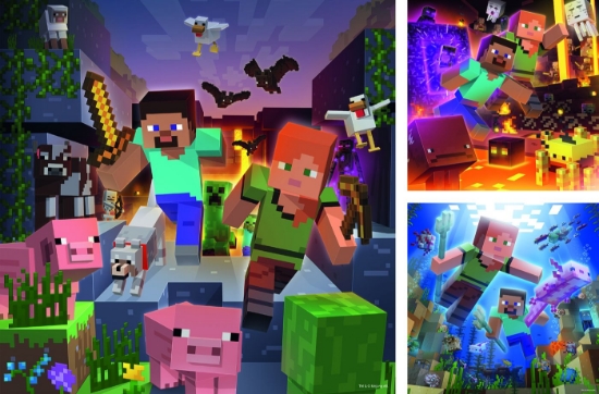 Imagine PUZZLE MINECRAFT 3X49