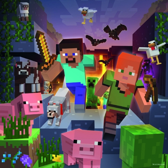 Imagine PUZZLE MINECRAFT 3X49