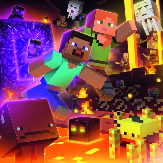 Imagine PUZZLE MINECRAFT 3X49