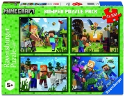 Imagine PUZZLE MINECRAFT 4IN1