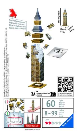 Imagine PUZZLE 3D MINI BIG BEN