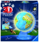 Imagine PUZZLE 3D GLOBUL PAMANTESC CU LED