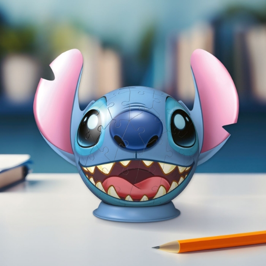 Imagine PUZZLE 3D GLOB DISNEY STITCH CU URECHI 