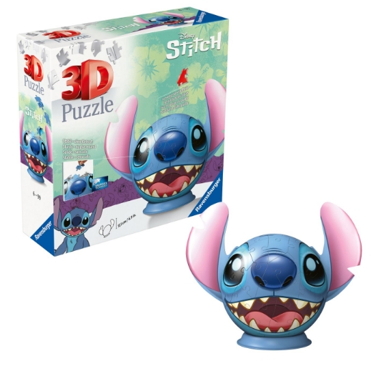 Imagine PUZZLE 3D GLOB DISNEY STITCH CU URECHI 