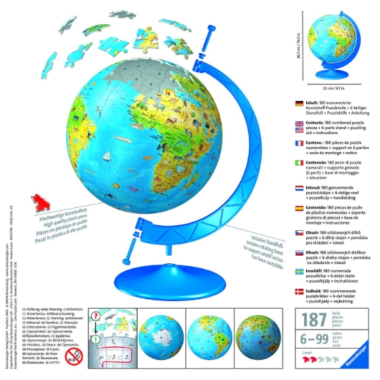 Imagine PUZZLE 3D GLOBUL PAMANTESC 