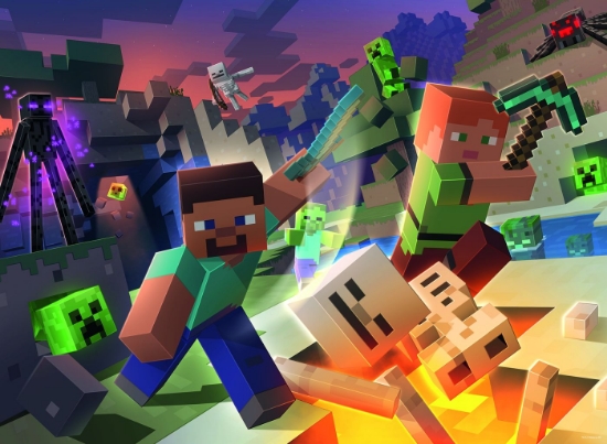 Imagine PUZZLE MINECRAFT 100 XXL