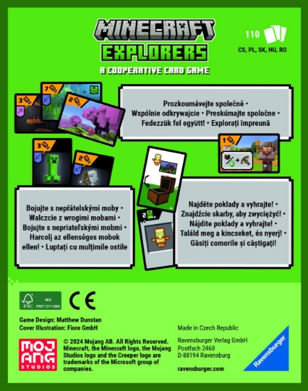 Imagine RAVENSBURGER JOC DE CARTI MINECRAFT EXPLORATORII