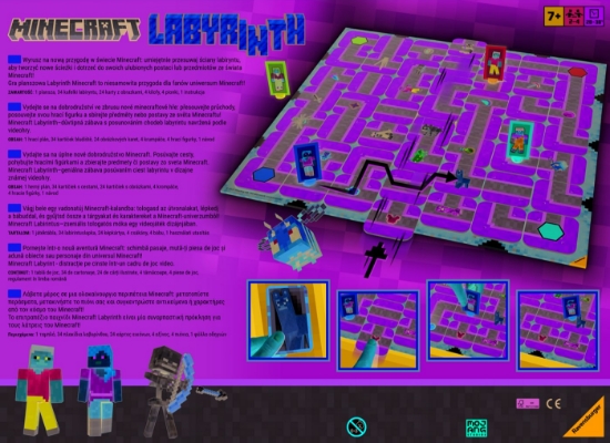 Imagine RAVENSBURGER JOC MINECRAFT LABIRINT 