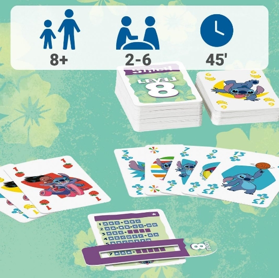 Imagine RAVENSBURGER JOC DE CARTI DISNEY STITCH NIVELUL 8 