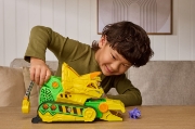 Imagine PATRULA CATELUSILOR FILMUL CU DINOZAURI SET BULDOZER CU FIGURINA RUBBLE SI ACCESORII