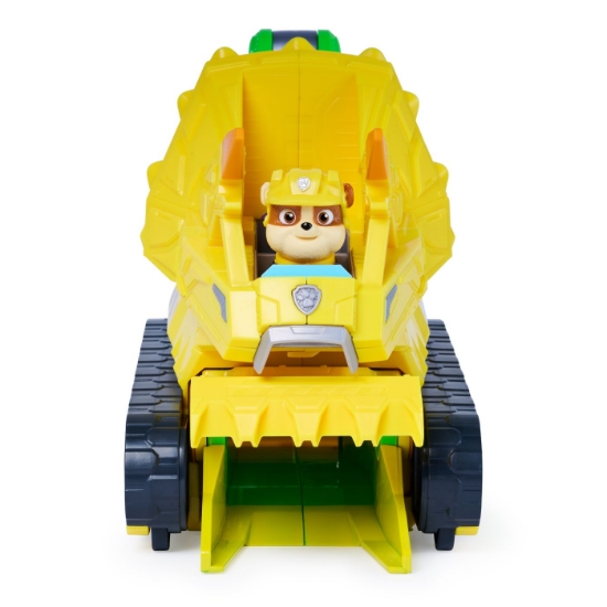 Imagine PATRULA CATELUSILOR FILMUL CU DINOZAURI SET BULDOZER CU FIGURINA RUBBLE SI ACCESORII