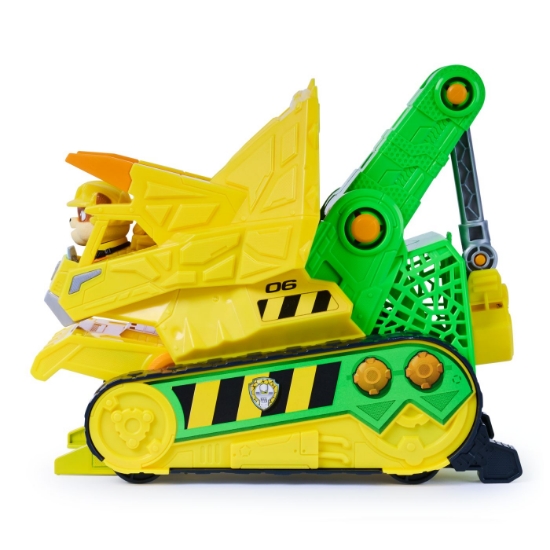 Imagine PATRULA CATELUSILOR FILMUL CU DINOZAURI SET BULDOZER CU FIGURINA RUBBLE SI ACCESORII