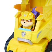 Imagine PATRULA CATELUSILOR FILMUL CU DINOZAURI SET BULDOZER CU FIGURINA RUBBLE SI ACCESORII