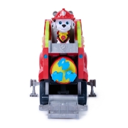 Imagine PATRULA CATELUSILOR FILMUL CU DINOZAURI SET VEHICUL DINO DE POMPIERI CU FIGURINA MARSHALL SI ACCESORII