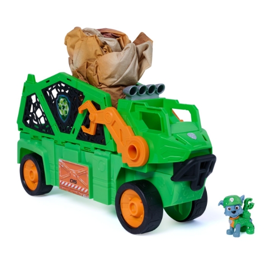 Imagine PATRULA CATELUSILOR FILMUL CU DINOZAURI VEHICUL MEGASAURUS DINO 76CM