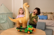 Imagine PATRULA CATELUSILOR FILMUL CU DINOZAURI VEHICUL MEGASAURUS DINO 76CM