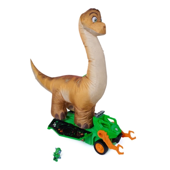 Imagine PATRULA CATELUSILOR FILMUL CU DINOZAURI VEHICUL MEGASAURUS DINO 76CM